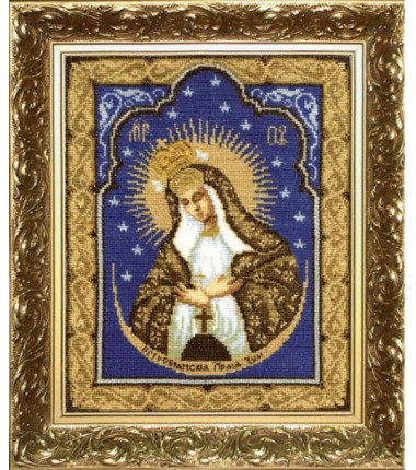 Набор для вышивки крестиком "Икона Образ Пресвятой Богородицы Остробрамская" 
